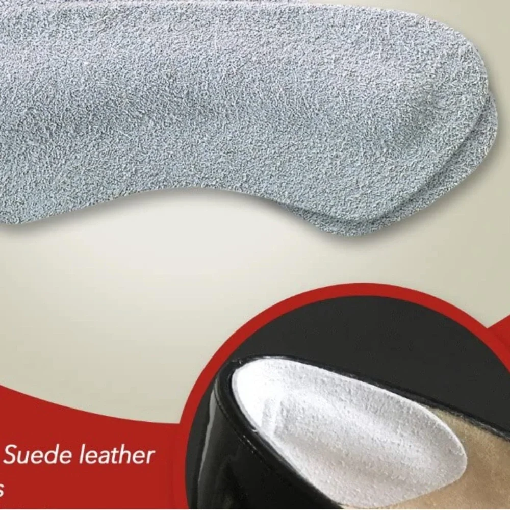 pedag "Stop Suede Leather Heel Grips"
Ease pain and walk normally, 2 pairs - Picture 2 of 9